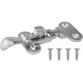 Stainless Steel Hasps 316 Marine Grade Boat Latches Heavy Dudy Door Latch with Screws