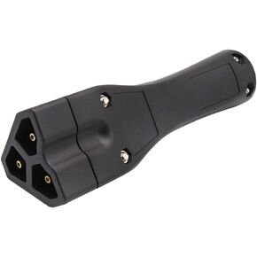 Drive-up 48 Volt Golf Cart 3-Pin Triangle Charger Plug Handle Fits EZGO RXV 604321, 611219 (Charger Plug)
