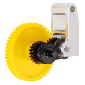 TZ3.0 Upgrade Bambulab P1S Hardened Steel Extruder Gear,High Filament Flow Durable Performance,Assembly Filament Drive Extruder Gear Compatible with BambuLab P1/P1P/P1S/X1/X1C/X1E 3D Printers