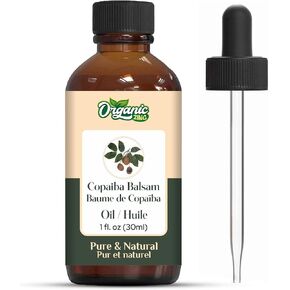 Copaiba Balsam (Copaifera officinalis) Oil | Pure & Natural Essential Oil for Skincare, Hair Care and Massage - 30ml/1.01fl oz