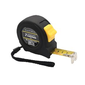 binifiMux Tape Measure 25FT with Fractions 1/8 Scale, Retractable Easy Read Measuring Tape, Imperial Pocket Measurement Tape with Metal Belt Clip for Construction, Contractor, Carpenter, Woodworking