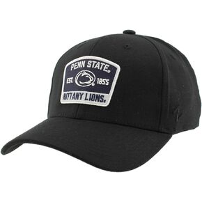 Zephyr Men's NCAA Officially Licensed Fitted Hat Zh Patch Switchback Black