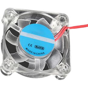 3D Printer LED Colorful 24V 2510 Extruder Hotend Cooling Fan for Ender 3 V3 SE/Ender 3 V3 KE, 25x25x10mm 0.05A Current for 3D Printer, 3D Printer Accessories Parts with XH2.54 2 Pin Connector