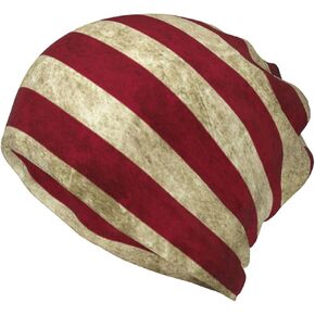 Cute Flag Multifunction Beanie Hats Soft Stretch Skull Cap Slouchy Patriotic Flag Fashion Scarf for Men Women