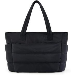 Large Womens Tote Beach Bag Lightweight Carry Shoulder Bag Canvas Casual Tote Handbag with Faux Leather Handle Gifts