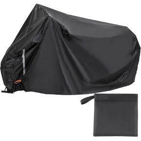 Besudo Bike Cover Waterproof Outdoor 1-2 Bikes - 82.68 x 47.24 x 31.50 inches - Outdoor Waterproof Bike eBike electric bike Covers - Bike Rain Cover for 2 Bikes