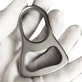 Titanium Beer Bottle Opener,Bar gift for Opening Beer Top, Handcrafted in Solid Titanium Alloy, More Sturdy Than Brass and Stainless Steel Bottle Openers.