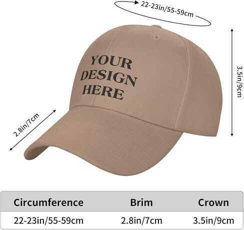 Custom Hats for Men Personalized Womens Baseball Caps Design Adjustable Ball Hat in Kuwait