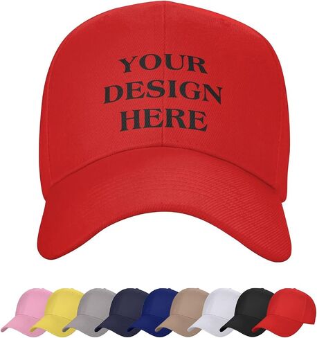 Custom Hats for Men Personalized Womens Baseball Caps Design Adjustable Ball Hat in Kuwait