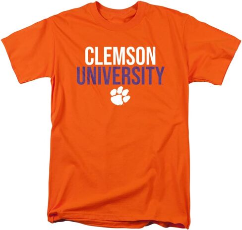 Clemson University Official Stacked Unisex Adult T Shirt in Saudi Arabia