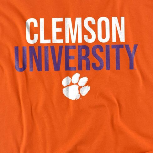 Clemson University Official Stacked Unisex Adult T Shirt in Saudi Arabia
