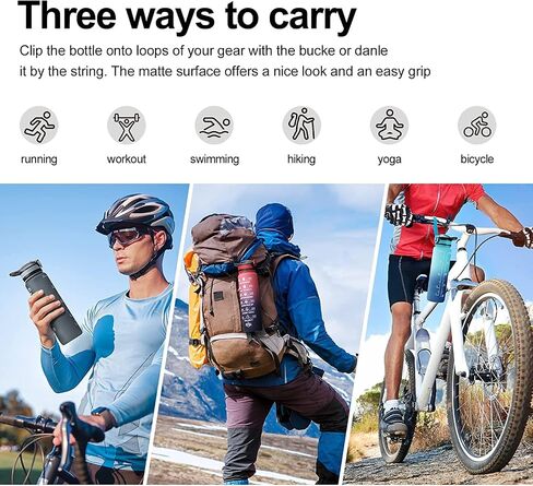 32OZ Water Bottles with Removable Straw & Time Marker, Motivational Water Bottle with BPA Free Tritan Material, Leakproof Water Jug for Fitness Sports (Forever Lost 24oz) in Saudi Arabia
