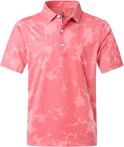 DEOLAX Mens Polo Shirts Performance Moisture Wicking Dry Fit Mens Golf Shirt Short Sleeve Soft Golf Polo Shirts for Men in Kuwait