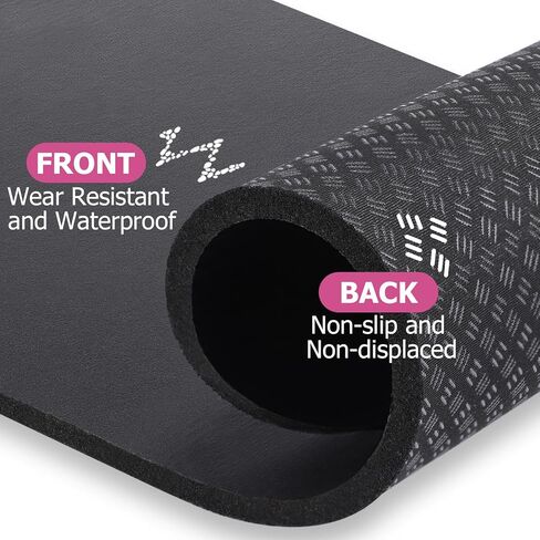 منصات ركبة اليوغا غير المنقولة ، وسادة ركبة اليوغا 24 "× 10" متينة ، وسادة ركبة اليوغا ، وسادة الركبة لليوغا والأرضية ، وسادة ركبة اليوغا 0.3 "، وتخلص من الألم أثناء التمرين المنزلي in Kuwait