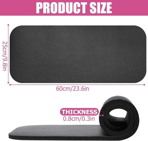 منصات ركبة اليوغا غير المنقولة ، وسادة ركبة اليوغا 24 "× 10" متينة ، وسادة ركبة اليوغا ، وسادة الركبة لليوغا والأرضية ، وسادة ركبة اليوغا 0.3 "، وتخلص من الألم أثناء التمرين المنزلي in Kuwait