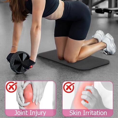 منصات ركبة اليوغا غير المنقولة ، وسادة ركبة اليوغا 24 "× 10" متينة ، وسادة ركبة اليوغا ، وسادة الركبة لليوغا والأرضية ، وسادة ركبة اليوغا 0.3 "، وتخلص من الألم أثناء التمرين المنزلي in Kuwait
