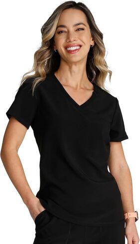 Cherokee Women's Scrub Top Tuckable Contemporary Fit with 1 Pocket CK748A in Saudi Arabia