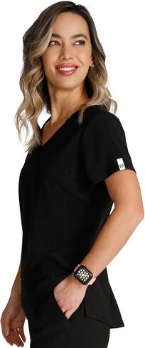 Cherokee Women's Scrub Top Tuckable Contemporary Fit with 1 Pocket CK748A in Saudi Arabia