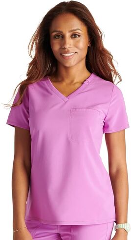 Cherokee Women's Scrub Top Tuckable Contemporary Fit with 1 Pocket CK748A in Saudi Arabia