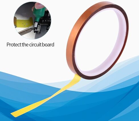 Heat Resistant Tape, 1Roll 10mm 30m Self-Adhesive high Temperature Heat-Resistant Insulation Tape for PCB SMT in Saudi Arabia