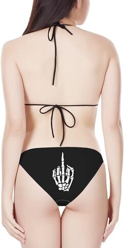 AFPANQZ Women's Bikini Sets Push Up Triangle Bikini Swimsuit Low Waist Bottom Tankini 2pcs Athletic Tank Top in Saudi Arabia