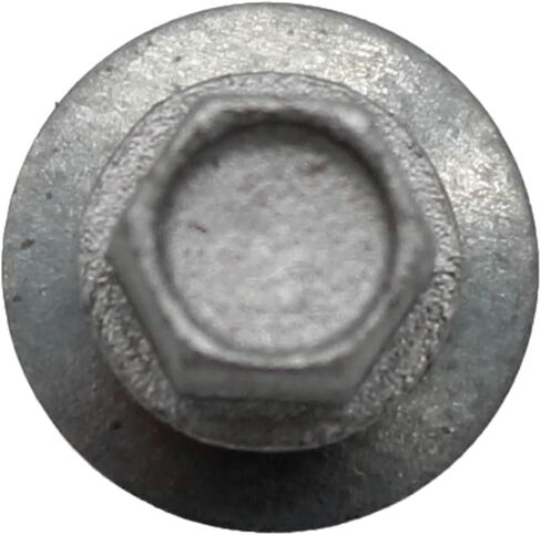 #10 Metal ROOFING SCREWS: (250) Screws x 2-1/2" Galvanized Hex Head Sheet Metal Roof Screw. Self starting metal to wood siding screws. EPDM washer. No Paint in Kuwait