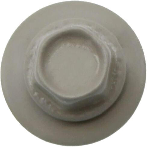 #10 Metal ROOFING SCREWS: (250) Screws x 2-1/2" Galvanized Hex Head Sheet Metal Roof Screw. Self starting metal to wood siding screws. EPDM washer. No Paint in Kuwait