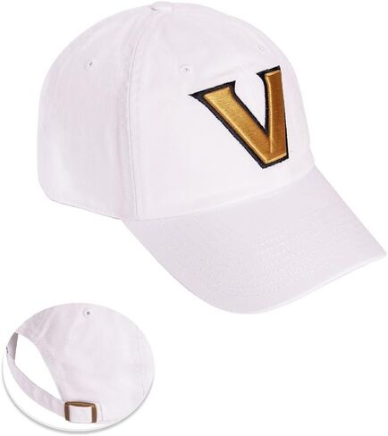 Desert Cactus Vanderbilt University Baseball Hat Commodores VU Brimmed Embroirderd Hats Cap Adjustable Cloth Strap Adult (Style A1) Black in Saudi Arabia