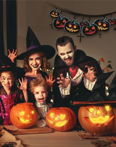 Fenvella Pumpkin Carving Kit for Kids with Hammer, 25 PCS Pumpkin Carving Tools Heavy Duty Stainless Steel Pumpkin Carver Set, Halloween Pumpkin Carving Stencils, Safe Carving Tools Kit for Adults in Saudi Arabia