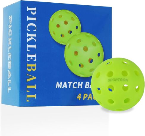 في الهواء الطلق Sportballs Pickleball Balls 4 Pack 40 Hole للعب البطولة في الهواء الطلق in Saudi Arabia