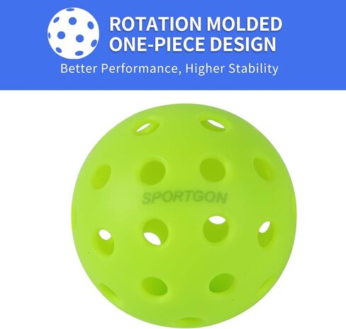 في الهواء الطلق Sportballs Pickleball Balls 4 Pack 40 Hole للعب البطولة في الهواء الطلق in Saudi Arabia