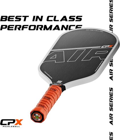 CPX Air Carbon Fiber Pickleball Paddle 16MM, USA Pickleball Approved, T700 Carbon Fiber Surface, Honeycomb Core, Designed in Chicago, USA in Saudi Arabia