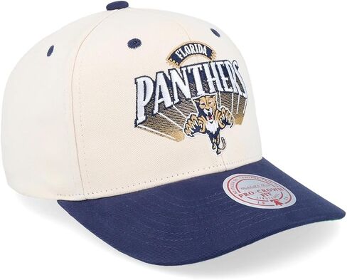 Mitchell & Ness Florida Panthers NHL Horizon Pro Snapback Hat Cap - Off White in Kuwait