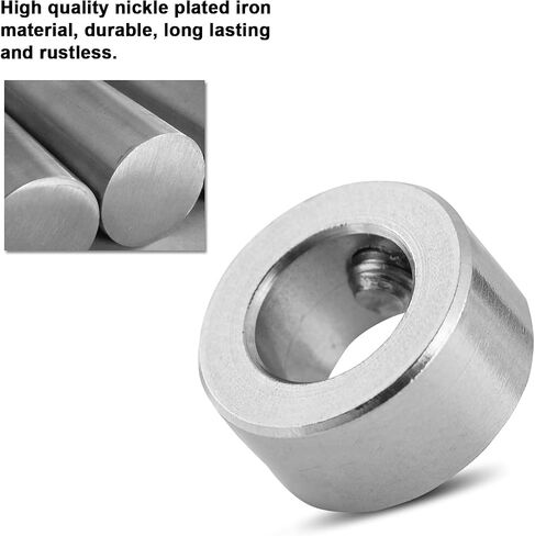Richer-R 3D Lock Lock Twlar ، 5 PCS 8MM ROOD LOCK TWALAR T8 SCREW LOCK RING VELANTAL TELANGED ، LING LING LIGHT AND RUST LURCELIS in Saudi Arabia