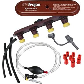 Trojan HydroLink Watering System for 48V Club Car 8V Battery Kit, Plus HANDPUMP