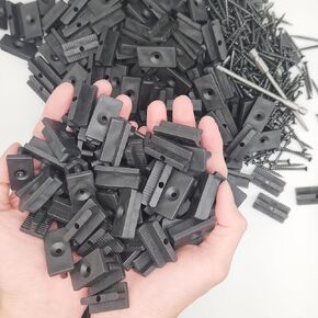 Hidden Deck Fastener, Hidden Fasteners for Composite Decking Board, Composite Decking Clips & Plastic Hidden Fasteners with Screws, Universal Composite Deck Fasteners, 200 Per Box for 100 SQ.FT.