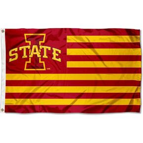 College Flags & Banners Co. Iowa State Cyclones Stars and Stripes Nation Flag