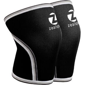Knee Sleeves(1 Pair) Compression & Support for Weightlifting, WOD, Squats, Gym, Powerlifting & Crossfit-7mm Neoprene Knee Brace-Both Women & Men