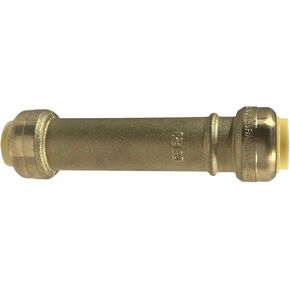 2 Pcs XFITTING Push Fit 1/2 Inch x 1/2 Inch Push Fit Slip Coupling, Push Fit Repair Coupling, 28-4-1=2XX