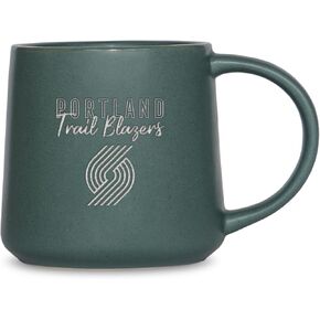 RICO Industries NBA Basketball Portland Trail Blazers Sage 16oz Ceramic Taper Mug