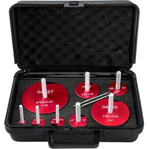 8 Pcs PVC Pipe Reamer Set With 1/2 inch, 3/4 inch, 1 inch, 1-1/4inch,1-1/2inch, 2inch, 3inch, 4inch Head Aluminum PVC Fitting Saver, PVC Socket Saver For SCH40 PVC, ABS PVC Pipe, Water Lines