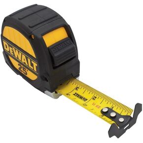 DEWALT DWHT33975L 25' Metal Impact Polyester Coated 1-1/4" Tape Rule