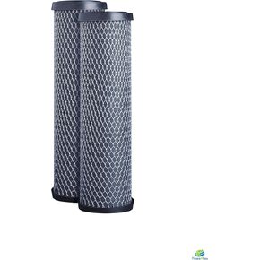 CFS – 2 Pack Carbon Water Filter Cartridges Compatible with 42-34370 Models – Remove Bad Taste & Odor – Under Sink or Countertop Application Replacement Filter Cartridge
