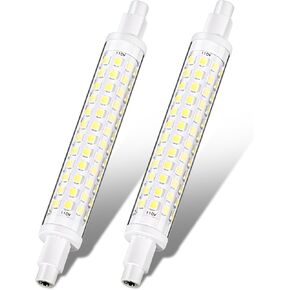 Honoson 2 Pcs R7S LED Bulb 118mm 10W 6000K Led Halogen Replacement Bulbs T3 Led Bulb Dimmable J Type LED Bulb Led Replacement for Halogen Bulb for Work Landscape Lights Floor Lamps Security Lamps