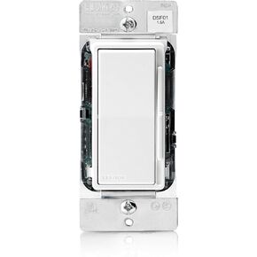 Leviton Decora Slide Ceiling Fan Wall Switch, Quiet 3-Speed Fan Control, 1.5 Amps, DSF01-10Z, White with Ivory and Light Almond Faceplates