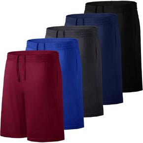 Boys Athletic Shorts Quick Dry Kids Basketball Active Shorts Youth Sports Shorts