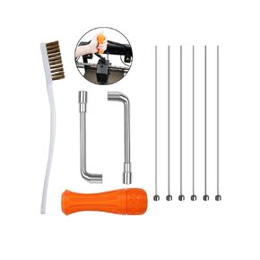 3D Printer Nozzle Cleaning Kit-Cleaning Copper Wire Brush,Nozzle Cleaning Pin,L-shaped Wrench Tool for M6 M7 E3D MK8/Creality K1/K1C/K1 Max/Ender3 V3 3D Printer Cleaning Part