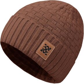 Zaitun Beanie Hats for Men and Women Winter Warm Waffle Knit Cap Comfort Thick Daily Rib Cap