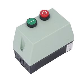 Fockety Magnetic Electric Motor Starter, 2.2KW Single Phase 220/230V 4KW 9‑13A IP55 Waterproof Electric Motor Switch Motor Starter Overload