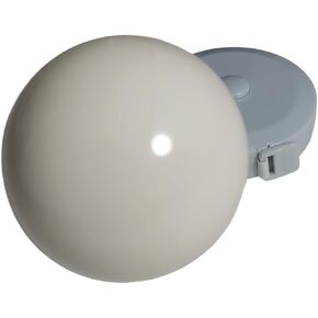 Pallino Ball Replacement for Bocce Ball Game and Boule Game, Tournament Quality 2.24 In/57 mm White Bocce Pallino Ball Replacement - Including Blue Measuring Rope